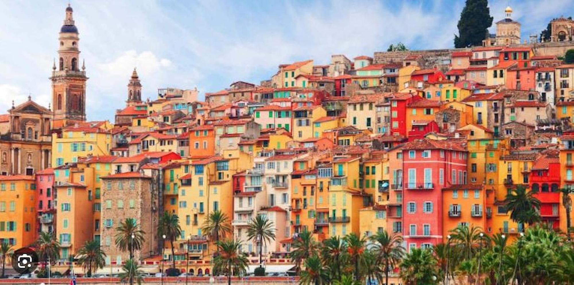 Le Mona Lisa, Vue Mer, Balcon Menton Bagian luar foto