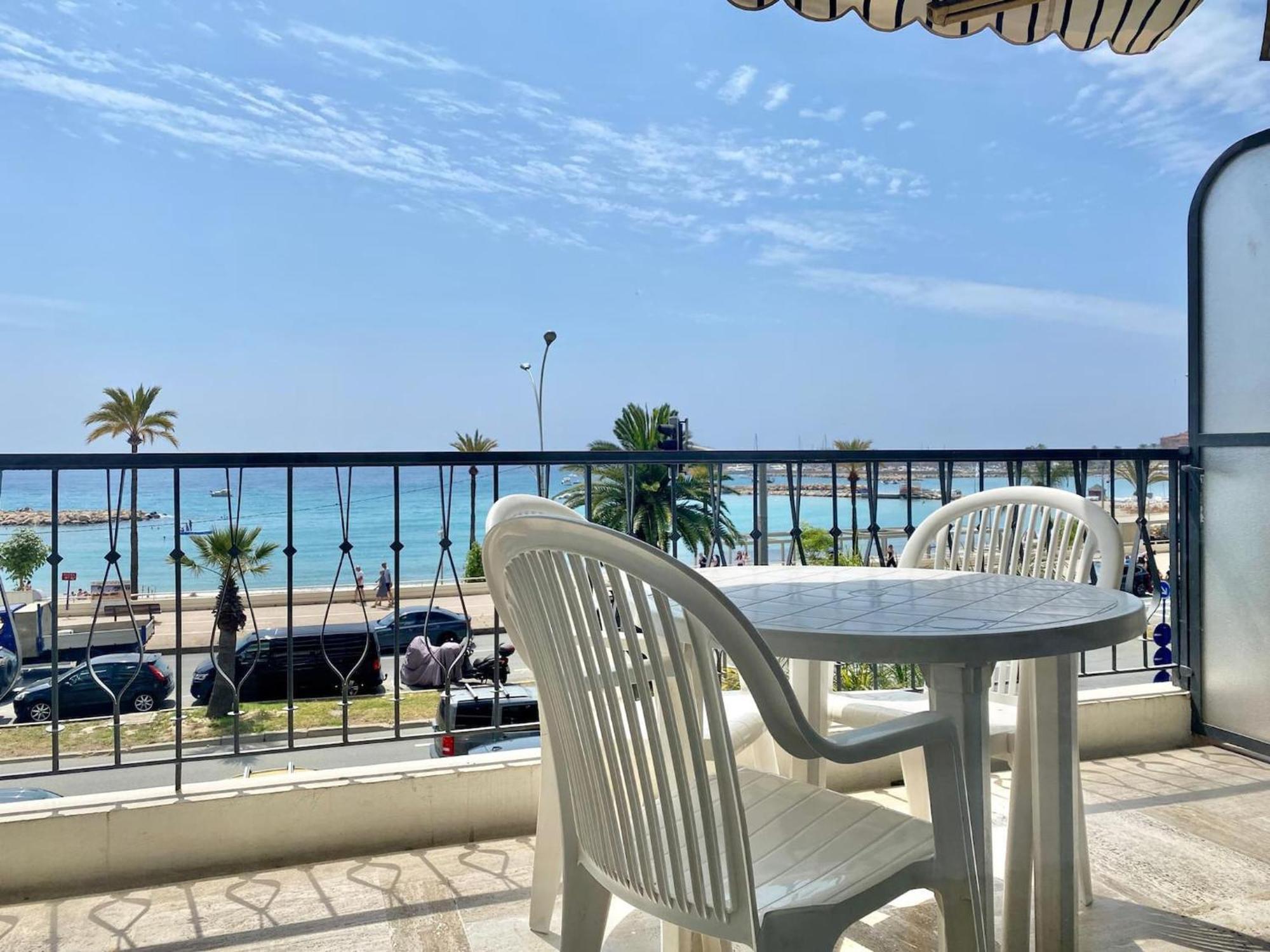 Le Mona Lisa, Vue Mer, Balcon Menton Bagian luar foto